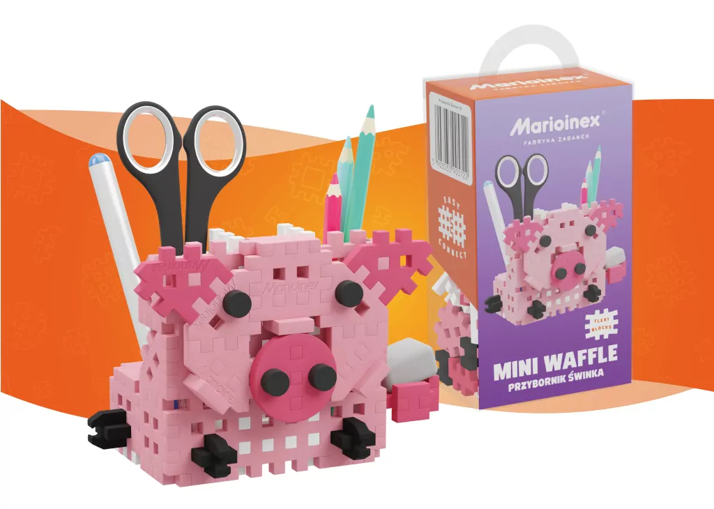 Mini Waffle Przybornik. Świnka - tantis.pl