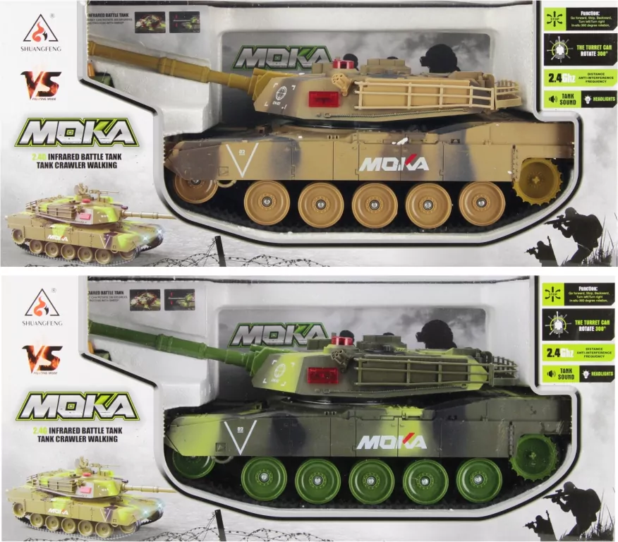 Czołg zdalnie sterowany MEGA CREATIVE 542693 - tantis.pl