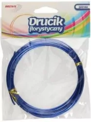 Druciki florystyczne 3mx2mm niebieskie