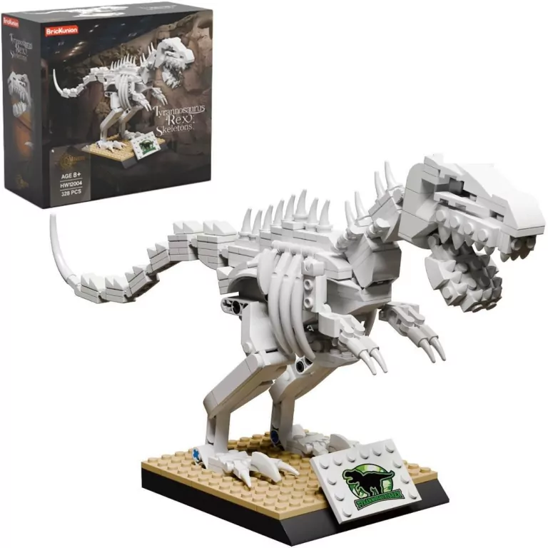 Klocki szkielet dinozaur t-rex 328el - tantis.pl