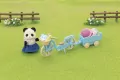 Sylvanian Families Panda Rosalina Zestaw rower i wrotki - tantis.pl