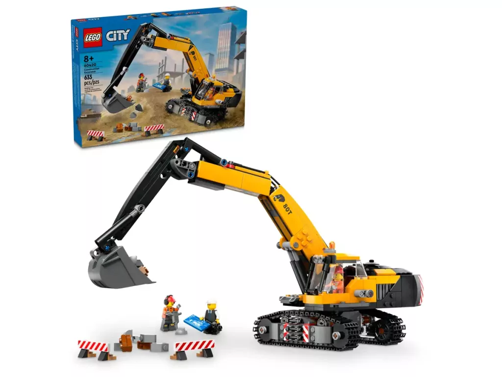 LEGO® City. Żółta koparka 60420 - tantis.pl