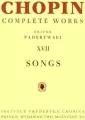 Chopin Complete Works XVII Pieśni PWM - tantis.pl