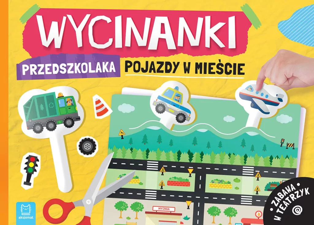 Wycinanki przedszkolaka. Pojazdy w mieście - tantis.pl
