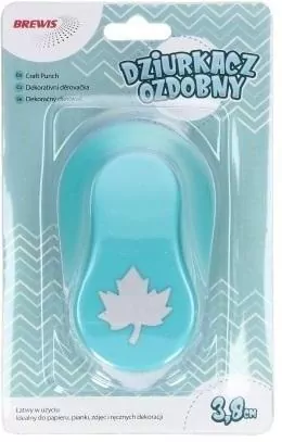Dziurkacz ozdobny. Liść 3,8cm. Mix - tantis.pl