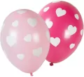 Balony z nadrukiem serca 5szt - tantis.pl
