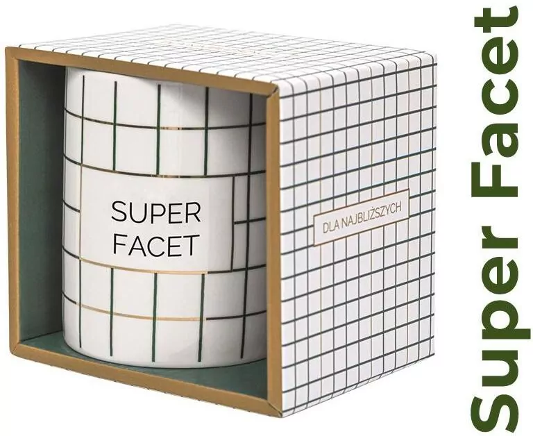 Kubek prezentowy Super Facet - tantis.pl