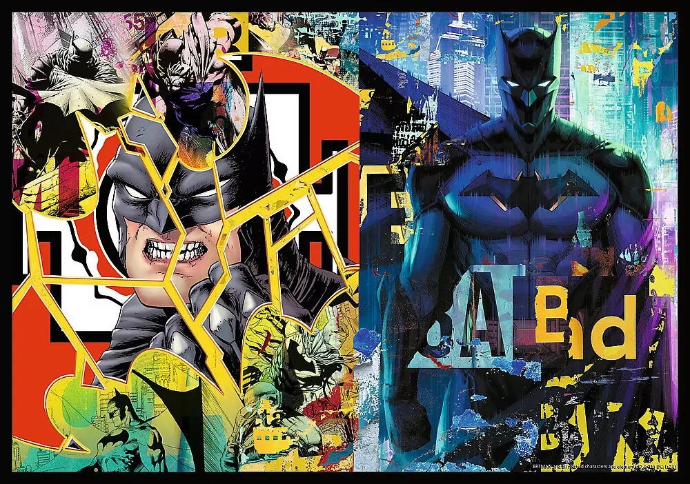 Puzzle 4x250 Batman w akcji TREFL - tantis.pl