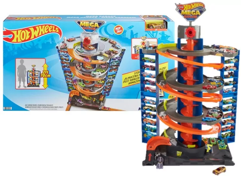 Hot Wheels City Zestaw Zakręcony Megagaraż - tantis.pl