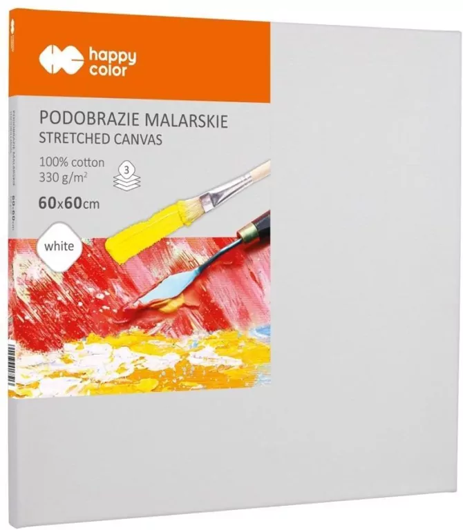 Podobrazie bawełniane 60x60cm HAPPY COLOR - tantis.pl