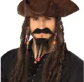 Zestaw wąsy i broda pirata - tantis.pl