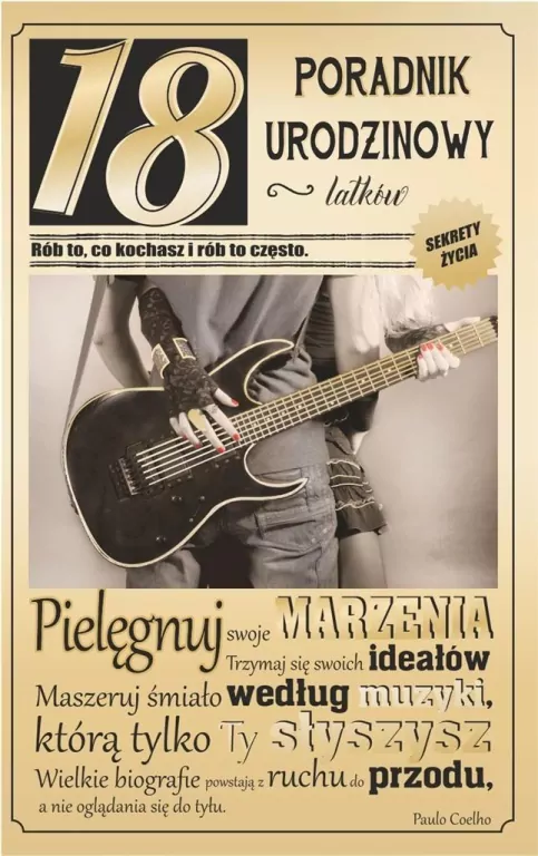 Kartka okolicznościowa. Urodziny 18 - tantis.pl