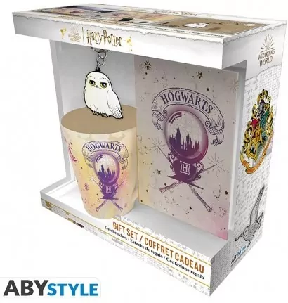 Zestaw Harry Potter kubek + Notes + Breloczek - tantis.pl