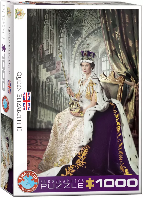 Puzzle 1000. Queen Elizabeth II. 6000-0919 - tantis.pl