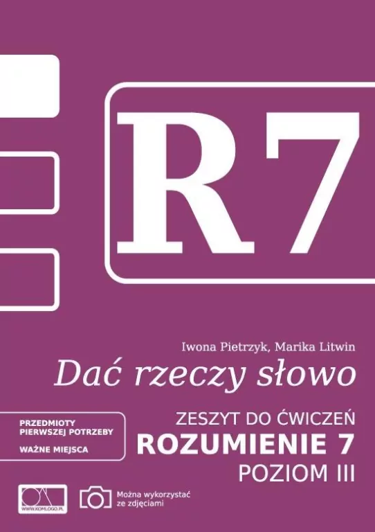 Dać rzeczy słowo. Rozumienie 7. Poziom 3 - tantis.pl
