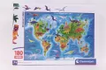 Puzzle 180 Super Dinosaurs Map - tantis.pl