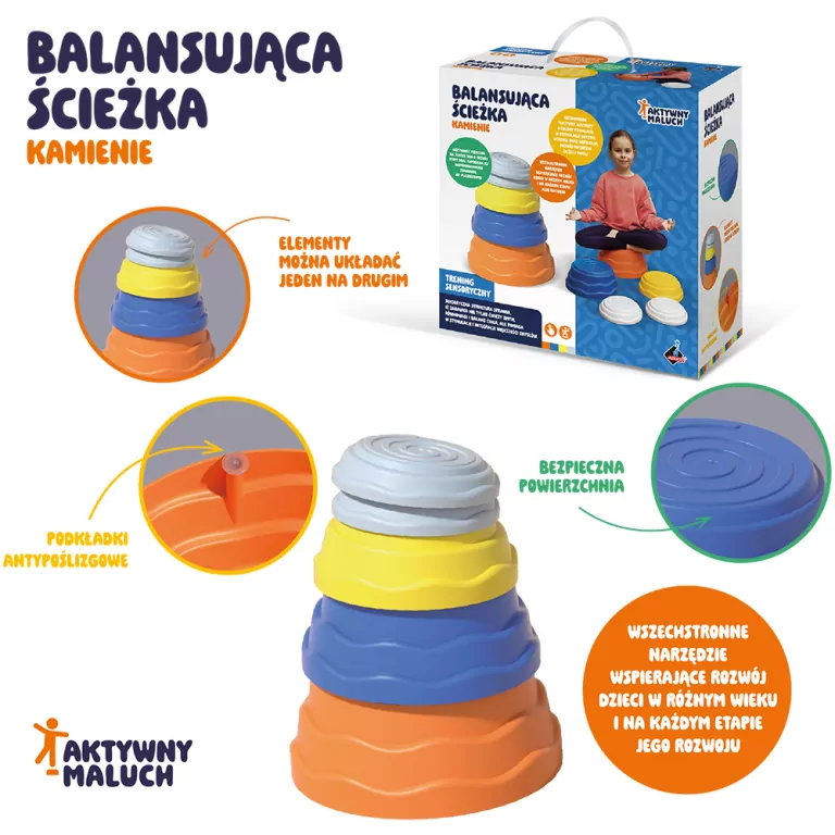 Balansująca ścieżka. Kamienie - tantis.pl
