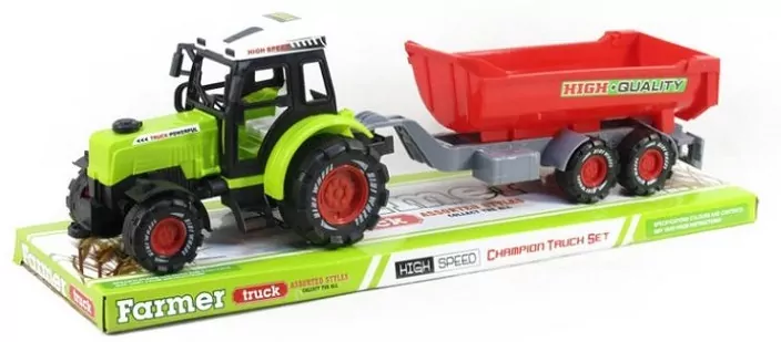Traktor z przyczepą. Zabawka. Trifox - tantis.pl