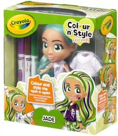 Lalka Colour'n'Style Friends Jade CRAYOLA - tantis.pl