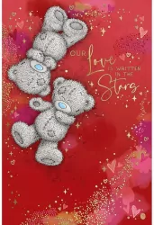 Kartka okolicznościowa Our love is written in...