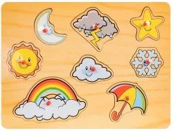 Daffi. Układanka drewno - Pogoda