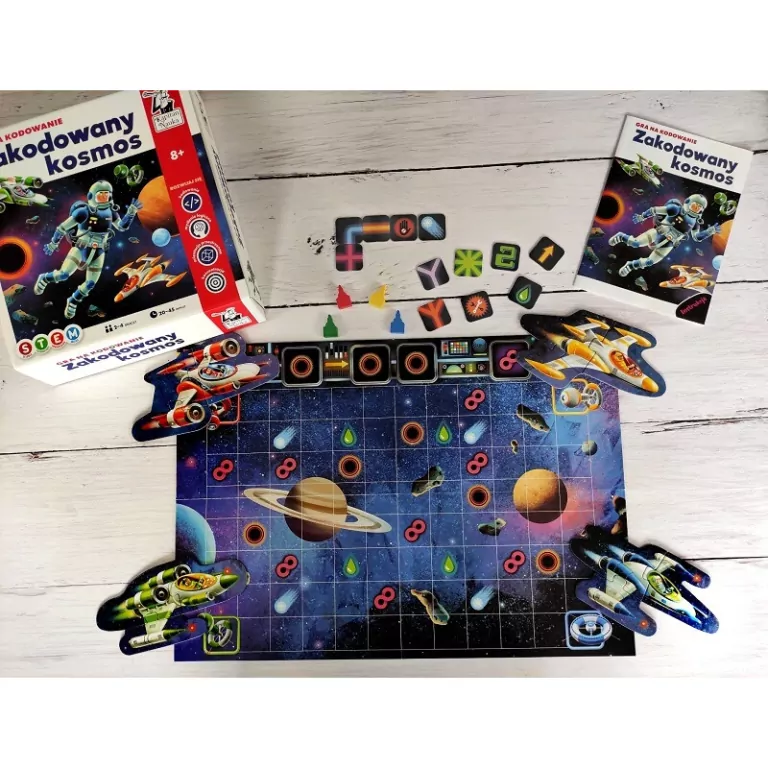 Kapitan Nauka. Zakodowany kosmos. Gra na kodowanie - tantis.pl