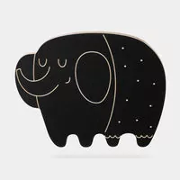 Słoń drewniana tablica kredowa + Kredy - tantis.pl