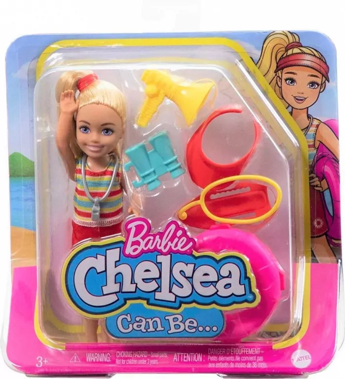 Barbie Lalka Chelsea Kariera Ratowniczka wodna - tantis.pl