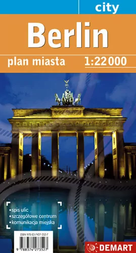Berlin. Plan miasta 1:22 000 see it - tantis.pl