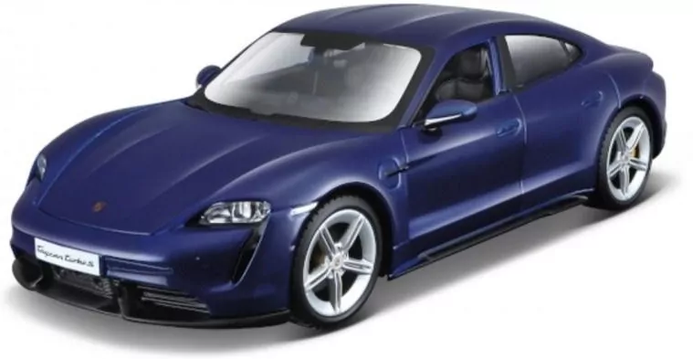 Porsche Taycan Turbo S Blue 1:24 - tantis.pl