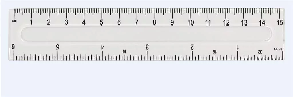 Linijka plastikowa GR-801-15cm FIORELLO - tantis.pl