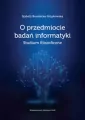 O przedmiocie badań informatyki - tantis.pl