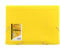Teczka z przegródkami A4 PP-104. Żółta - tantis.pl