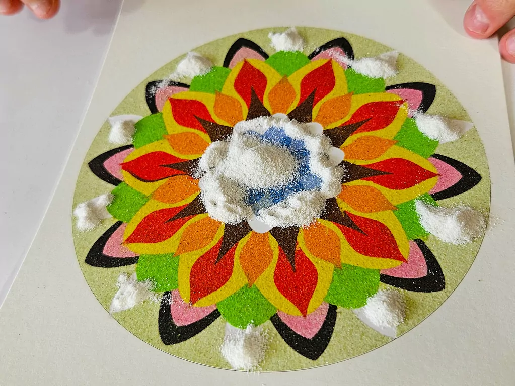Piaskowe Malowanki Mandala Sand Art - tantis.pl