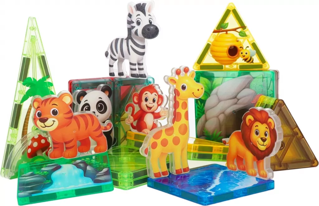 KLOCKI MAGNET ZOO 27EL 26X21X6 MC PUD 24 - tantis.pl