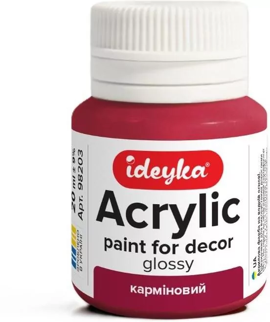 Farba akrylowa Karmin 20ml - tantis.pl