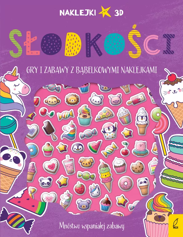 Wypukłe naklejki. Słodkości - tantis.pl