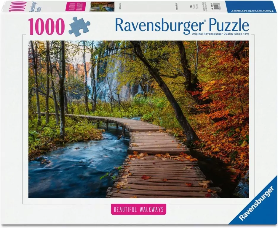 Puzzle 1000 Autumnal Wooden Trail - tantis.pl