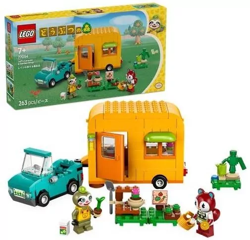 LEGO® Animal Crossing. Leif i jego karawan oraz sklep ogrodniczy 77054 - tantis.pl
