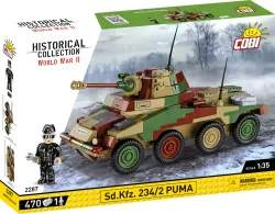 Cobi. Klocki, czołg Sd.Kfz 234/2 Puma