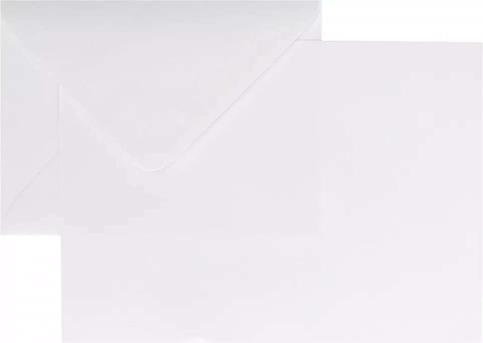 Logos. Papeteria A5 10 kopert/10 kartek, Białe - tantis.pl