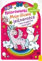 Moje śliczne jednorożce i inne magiczne zwierzaki. Kolorowanka z wykrojnikiem - tantis.pl