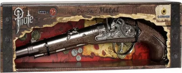 Pistolet Pirata metalowy - tantis.pl