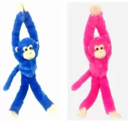 Małpa na rzepy 48cm MIX