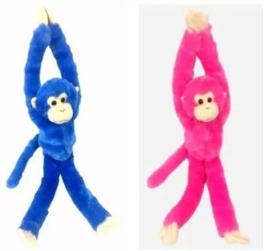 Małpa na rzepy 48cm MIX