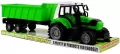 Traktor z przyczepą zielony. Zabawka. Maksik. - tantis.pl