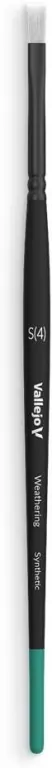 Vallejo: B09001 - Weathering - Flat Brush - Synthetic S - tantis.pl