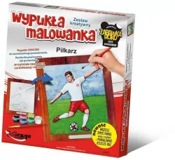 Wypukła malowanka Sport Piłkarz