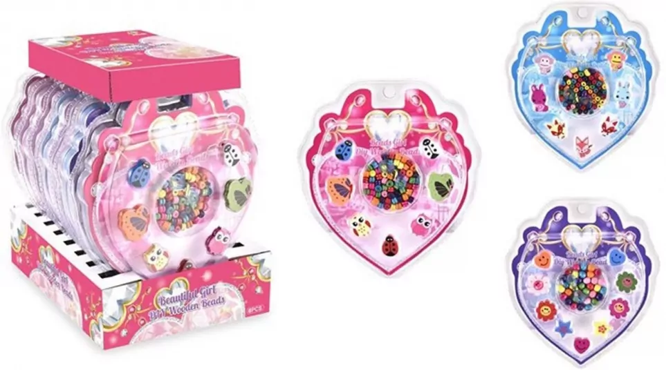 Koraliki drewniane do nawlekania mix - tantis.pl