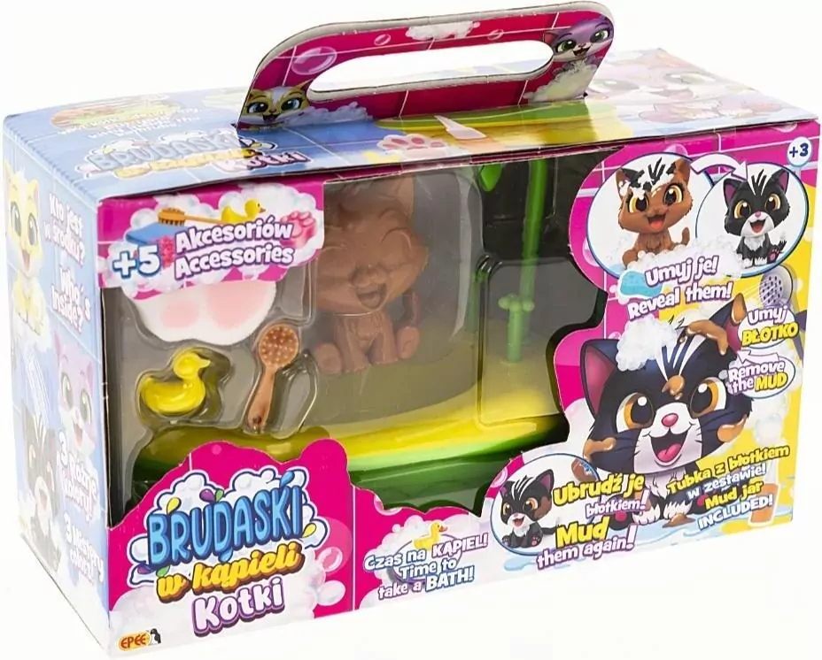 Brudaski w kąpieli Kotki - Lusia z wanną - tantis.pl